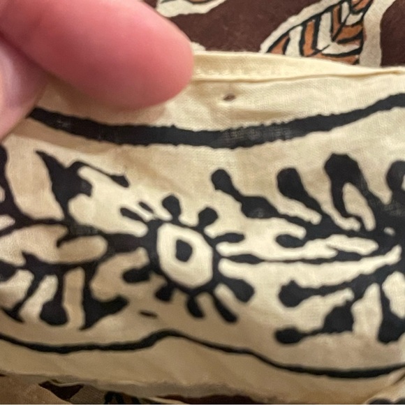 Ralph Lauren LRL Womens Size 2XL Boho Top Drawstring Waist Peplum 100% Cotton - Picture 8 of 9